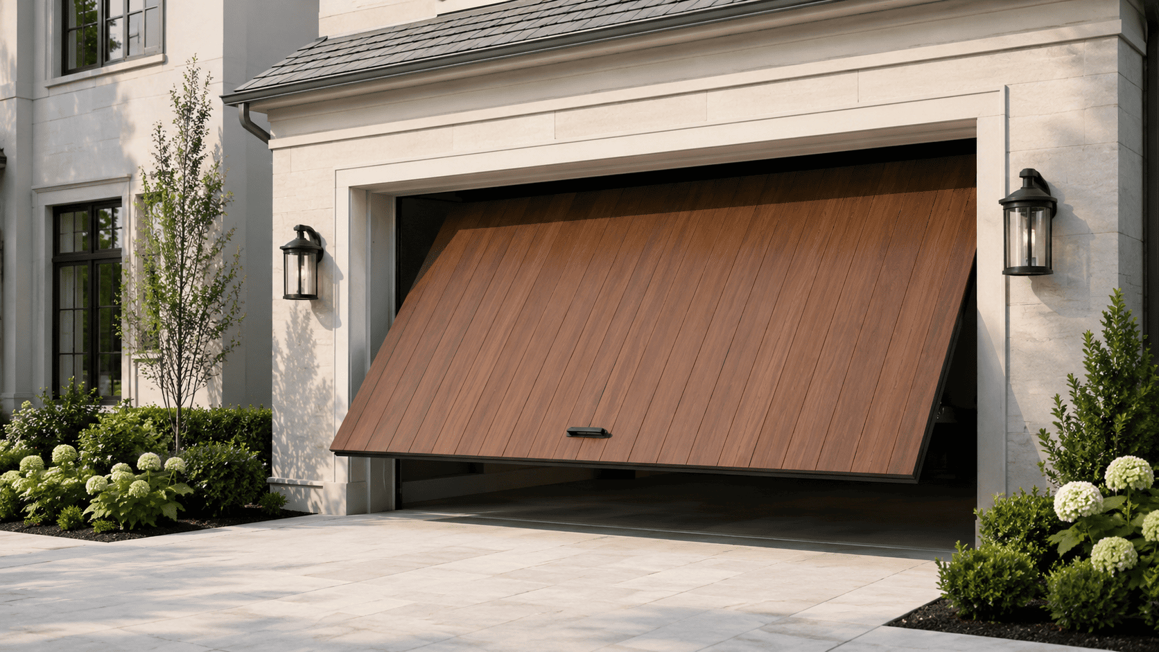 Garage door repair in progress — Killara